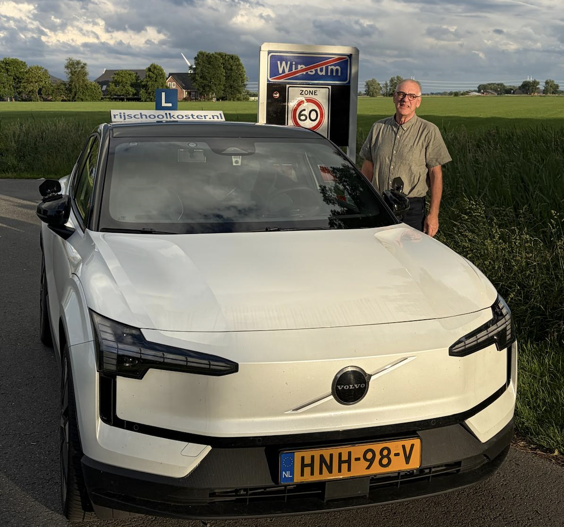 Rijschool auto met instructeur